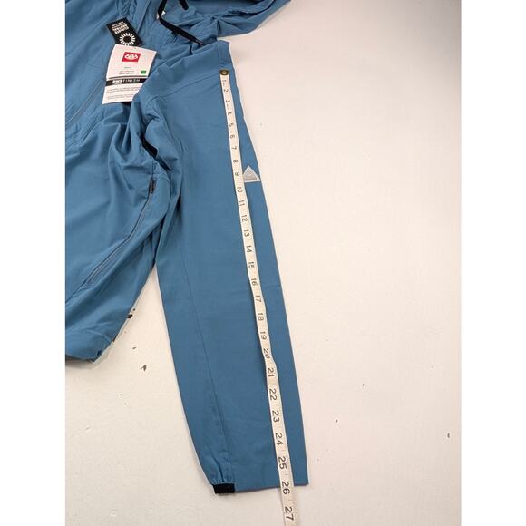 686 Men's Small ATP Stretch Wind Jacket - Blue Ash - Picture 11 of 11